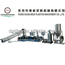 PE PP HDPE water ring pelletizing double-stage plastic granulator